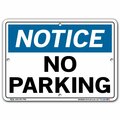 Vestil Aluminum Composite Sign, 10-1/2" W, 7-1/2" H, English, Aluminum Composite, White SI-N-05-A-AC-130